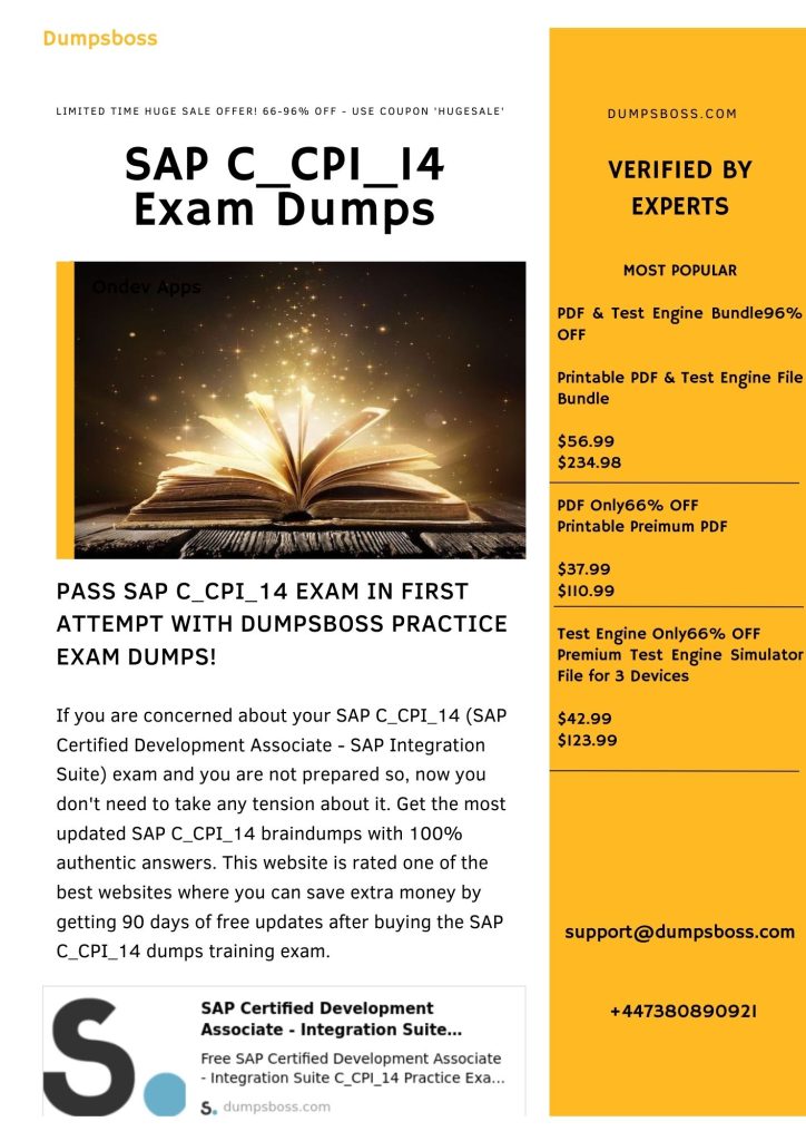 SAP C_CPI_14 Exam Dumps